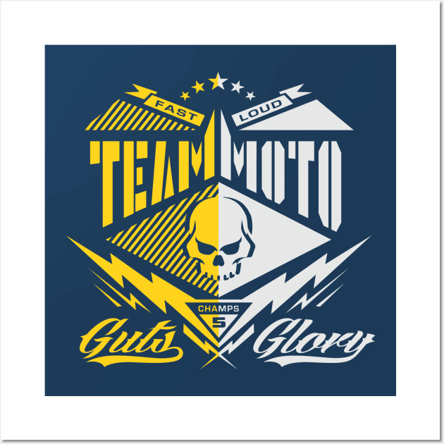 Team Moto Wall Art by spicoli13